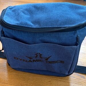 Dynamic Discs Disc Golf Bag Blue Fits approx. 6-8 Discs USED Zipper Works